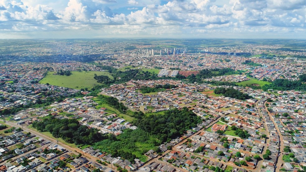 Visão aérea de Anápolis — Foto: Divulgação/Prefeitura de Anápolis