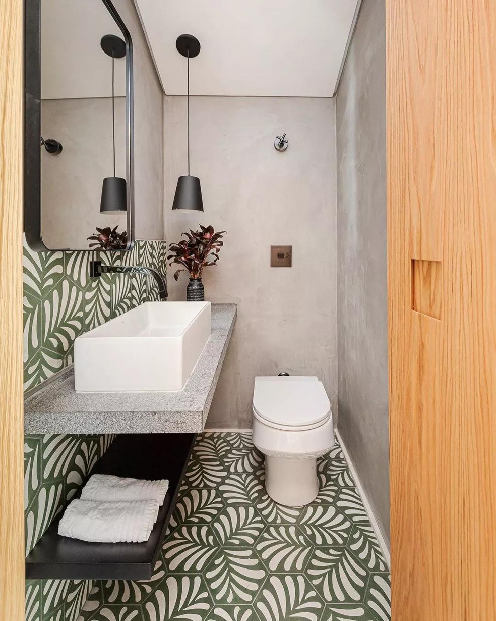 Banheiros modernos: 20 ideias de decoração para todos os estilos (Projeto: Duda Senna Arquitetura | Foto: Gisele Rampazzo) — Foto: Casa Vogue