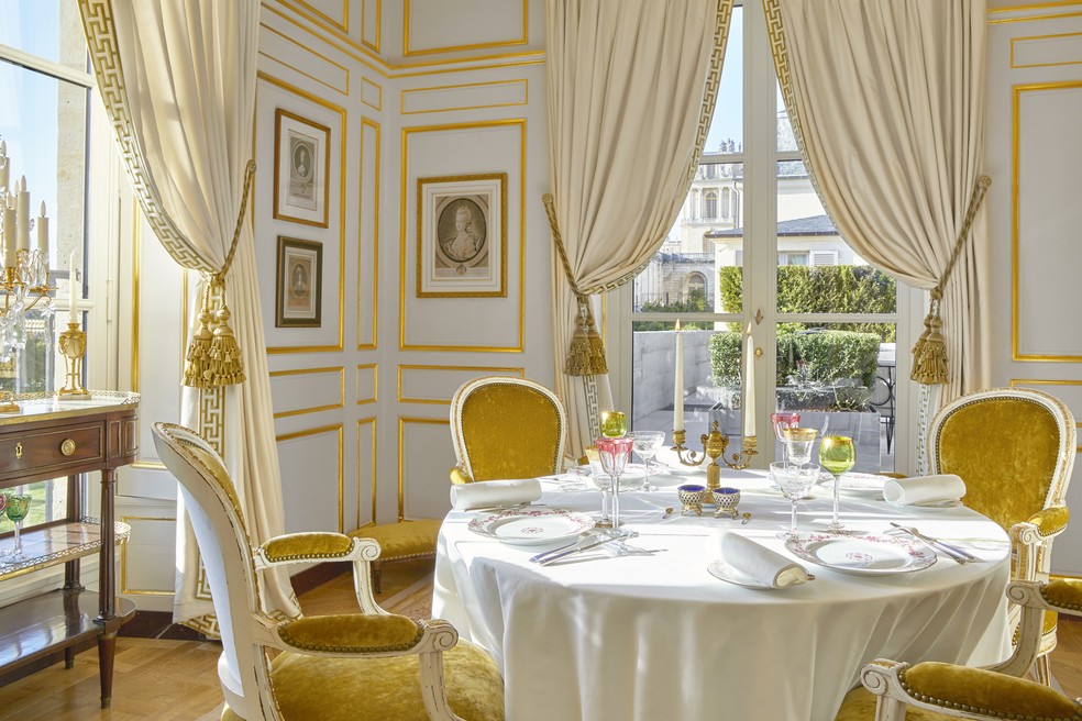 Restaurante do Airelles Château de Versailles — Foto: Renée Kemps