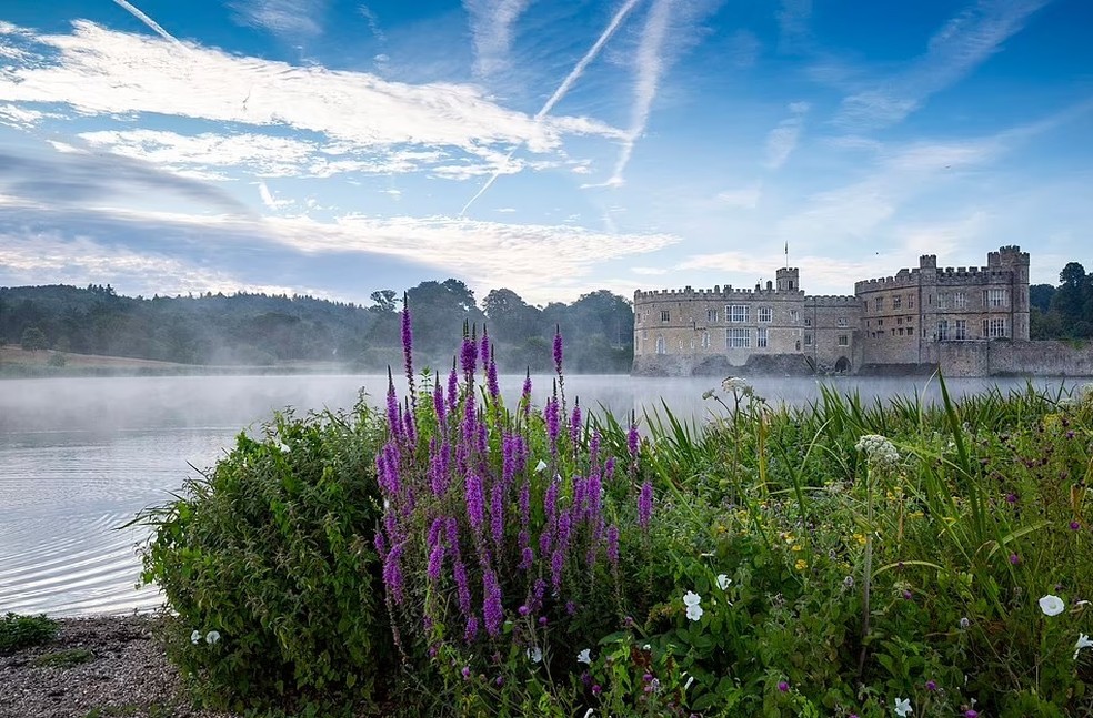 'Castelo mais bonito do mundo' fica na Inglaterra e diária custa R$ 2.800 — Foto: Divulgação/Leeds Castle