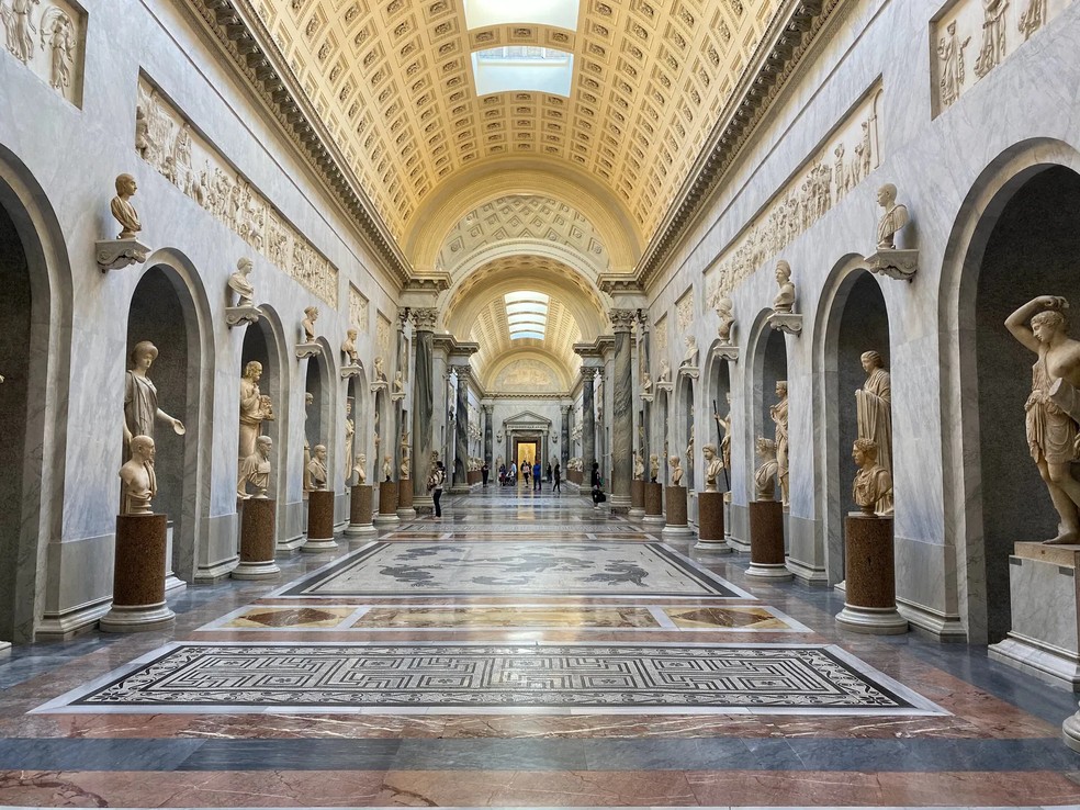 O Museu do Vaticano é considerado o segundo museu mais antigo do mundo — Foto: Corey Buckley/Unsplash