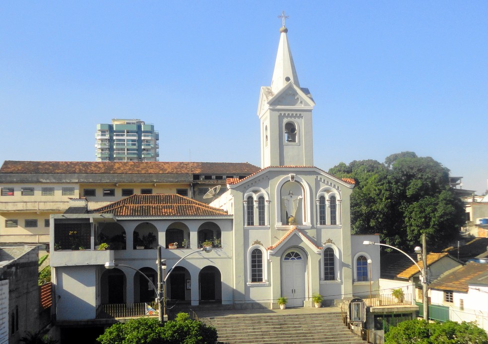 A Igreja Matriz, em Nilópolis — Foto: Wikimedia Commons