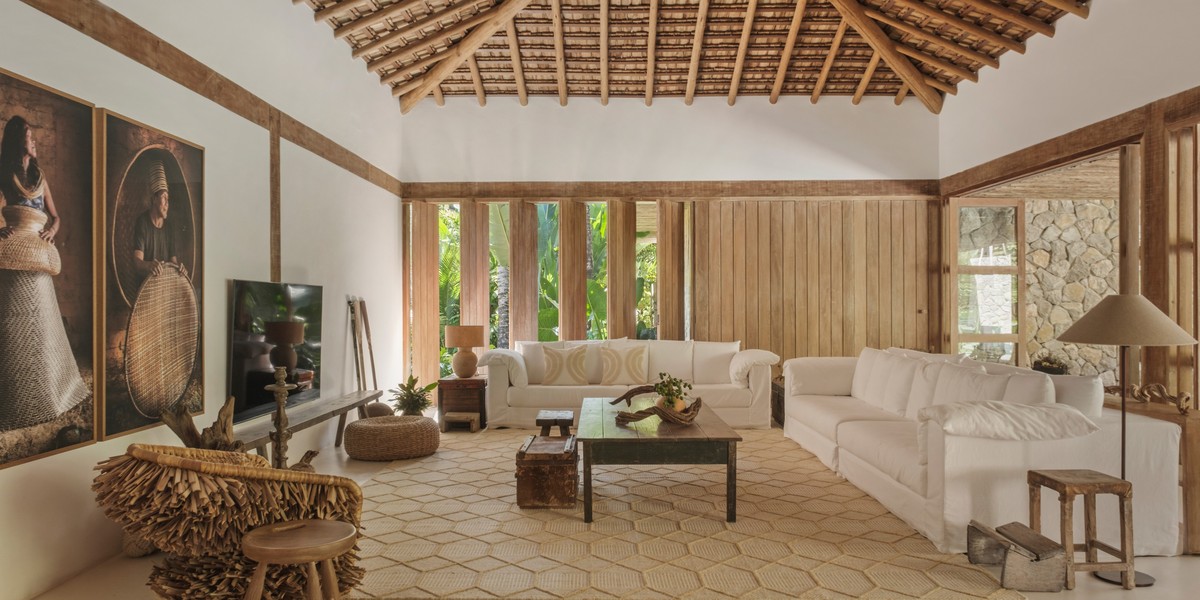 Casa honra a tradição baiana em meio à natureza