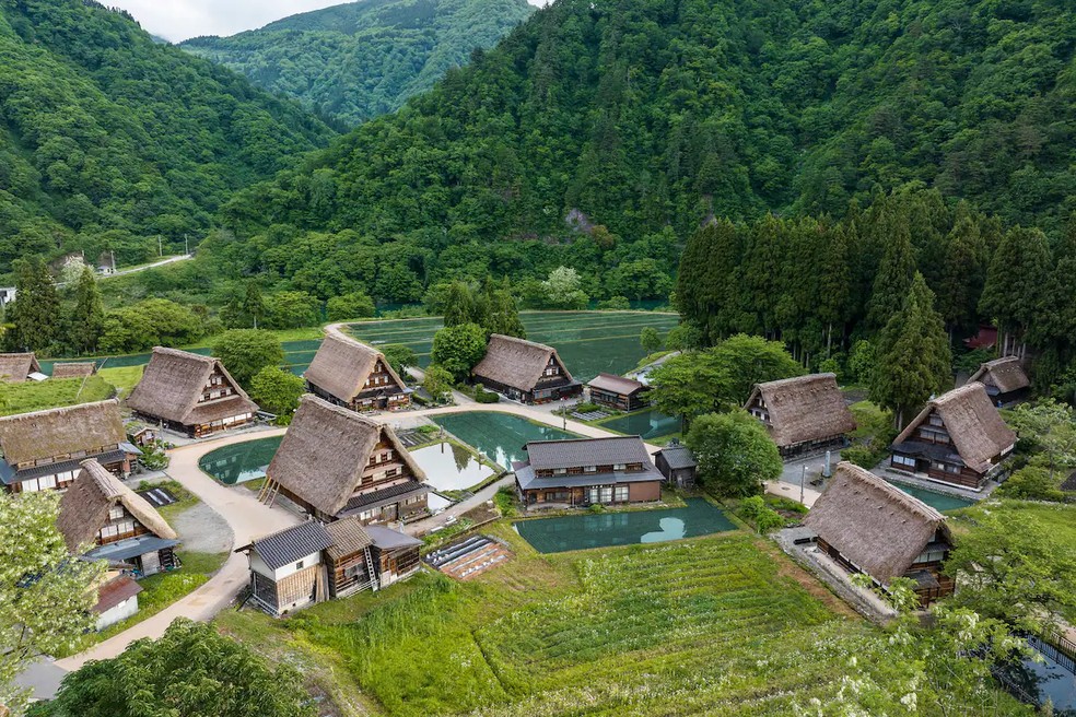 Esta vila japonesa está recebendo visitantes durante a noite pela primeira vez em 20 anos — Foto: Divulgação/Airbnb