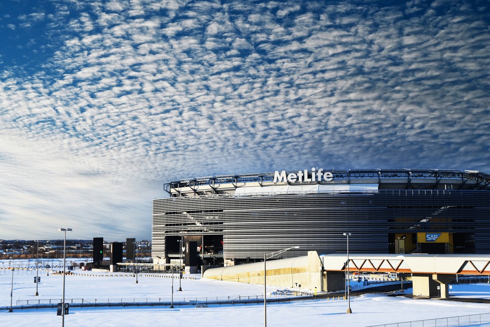  Erguido no Meadowland Sports Complex, o local era conhecido como o lendário Giants Stadium — Foto: Adonis page/GettyImages