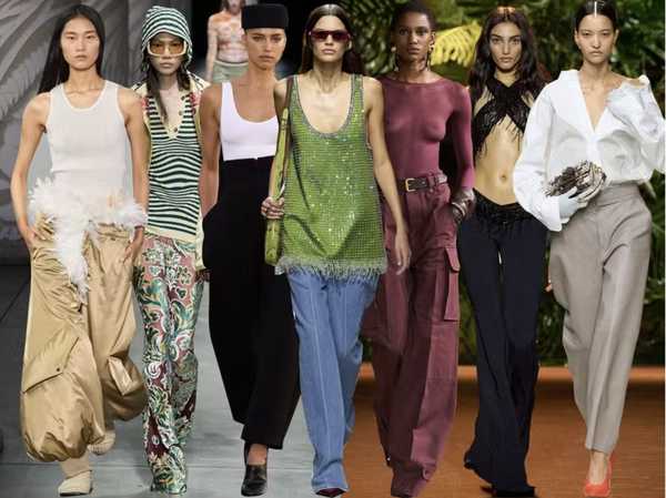 8 tendências de calças dos desfiles de verão 2024 para usar já.