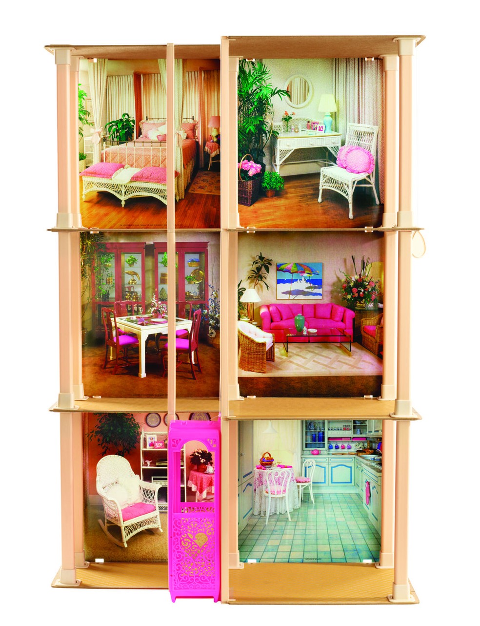 De 1962 a 2023: a evolução das casas da Barbie ao longo dos anos — Foto: Divulgação/Mattel