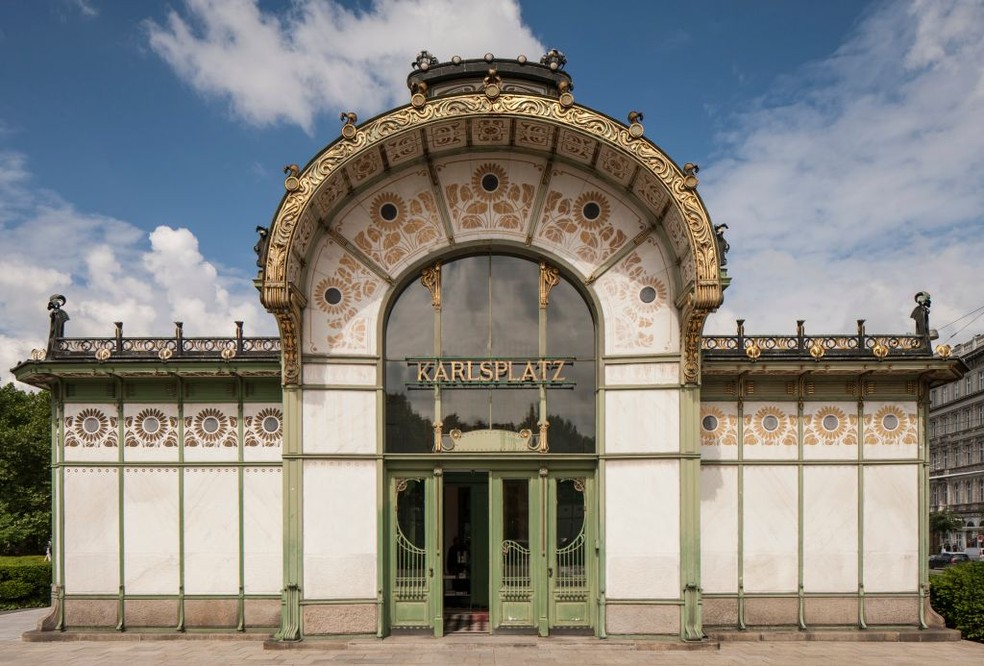 Estação Karlsplatz, Viena, Áustria — Foto: Heritage Images/GettyImages