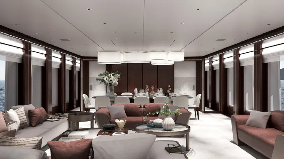 Iate de luxo pode ser seu por R$ 360 milhões — Foto: Divulgação/Heesen
