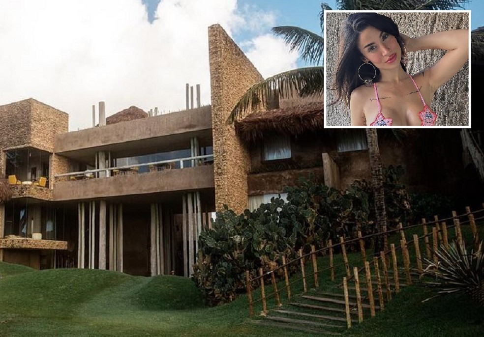 Bianca Andrade, a Boca Rosa, se hospeda em resort com diárias até R$ 8,5 mil — Foto: Divulgação e Reprodução/Instagram