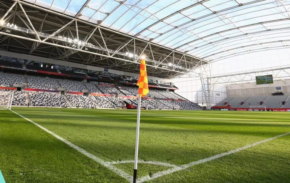 Estádio Dunedin, na Nova Zelândia — Foto: Divulgação/Fifa
