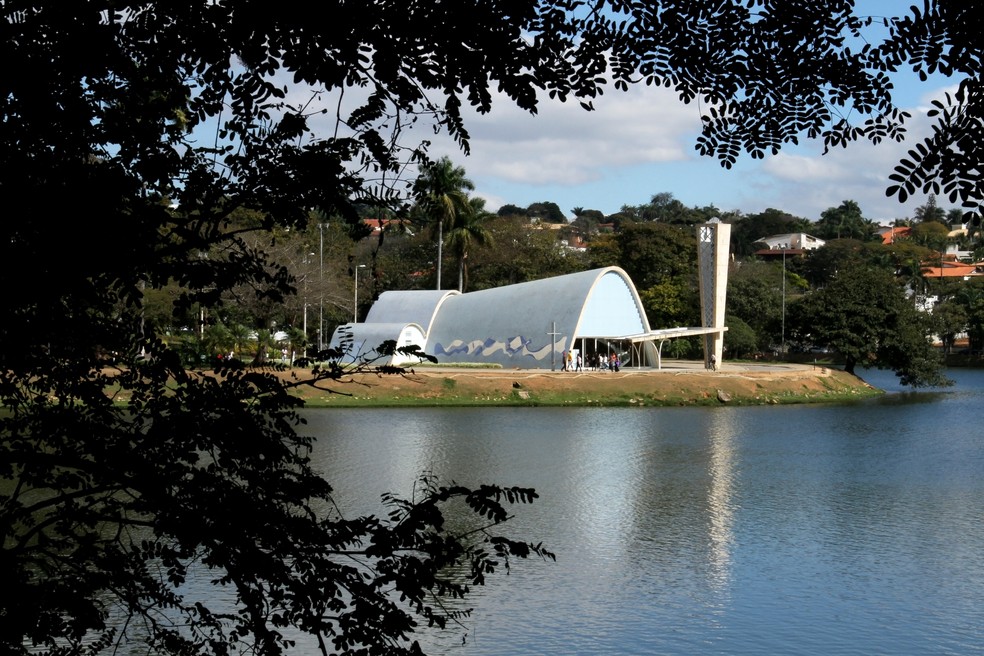 Igreja de São Francisco de Assis, na Lagoa da Pampulha, em Belo Horizonte — Foto: Getty Images