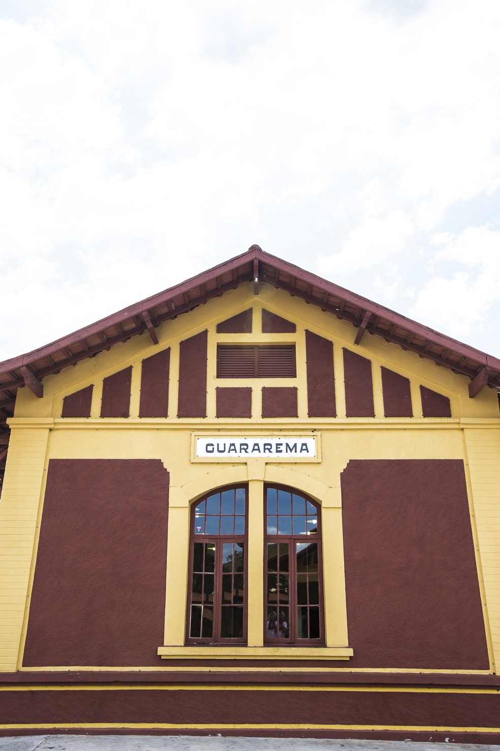 Fachada da Estação de Guararema — Foto: Getty Images/Leila Melhado