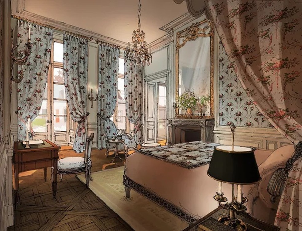 Palácio de Versalhes reabre apartamento secreto de Maria Antonieta — Foto: Fotolia/Divulgação