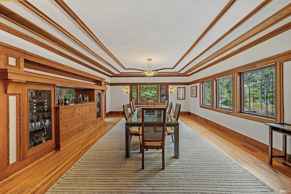 Primeira casa de Frank Lloyd Wright em Indiana, nos Estados Unidos
