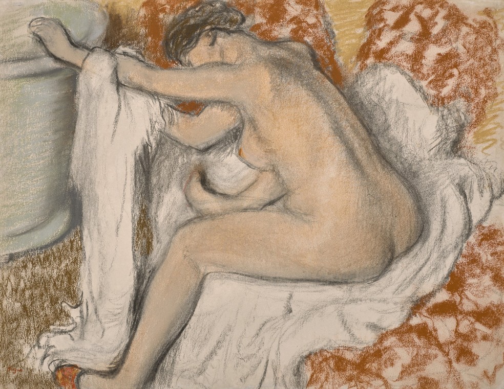 A saída do banho, de Edgar Degas — Foto: Divulgação