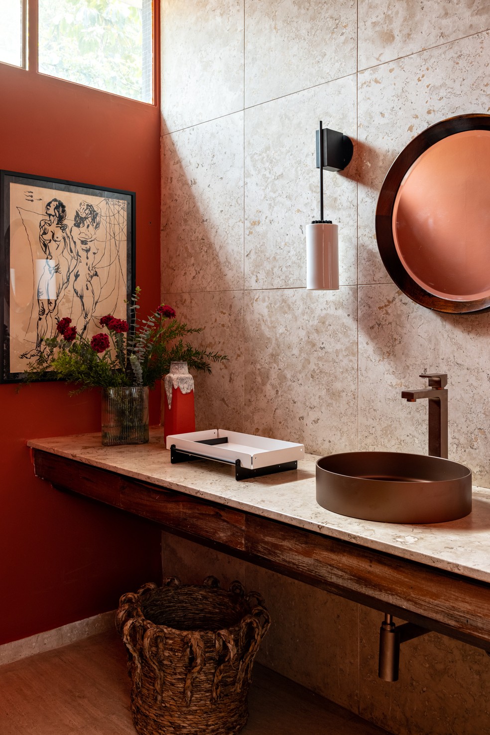 Veja todos os detalhes do lavabo do Casa Vogue Experience 2022 — Foto: Fran Parente