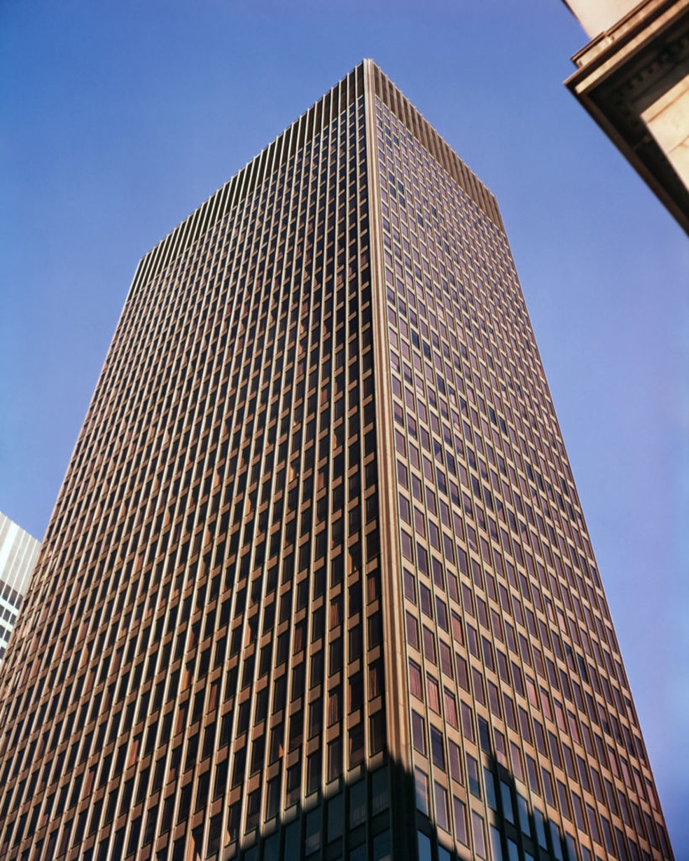 Edifício Seagram, na cidade de Nova York — Foto: ClassicStock/GettyImages