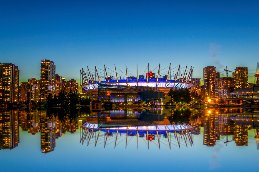 Canadá BC Place, em Vancouver — Foto: JCPhotography_/GettyImages