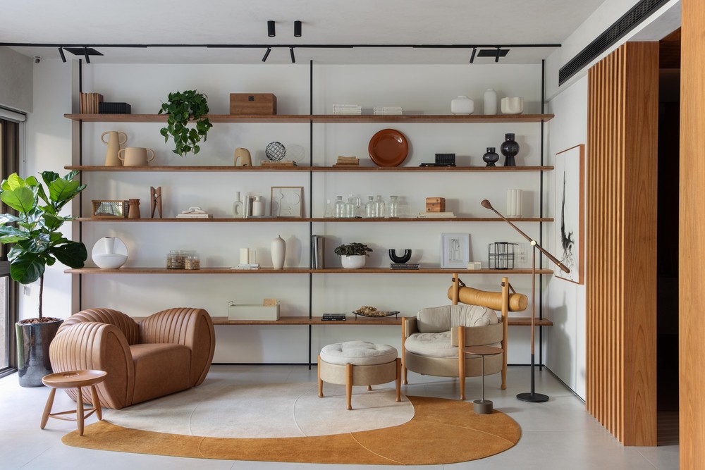 Décor do dia: cantinho de leitura com design nacional e cores suaves