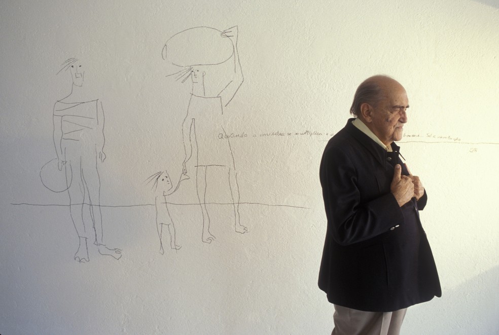 Oscar Niemeyer (1907 - 2012) — Foto: Marco Antonio Rezende/Brazil Photos/LightRocket via Getty Images