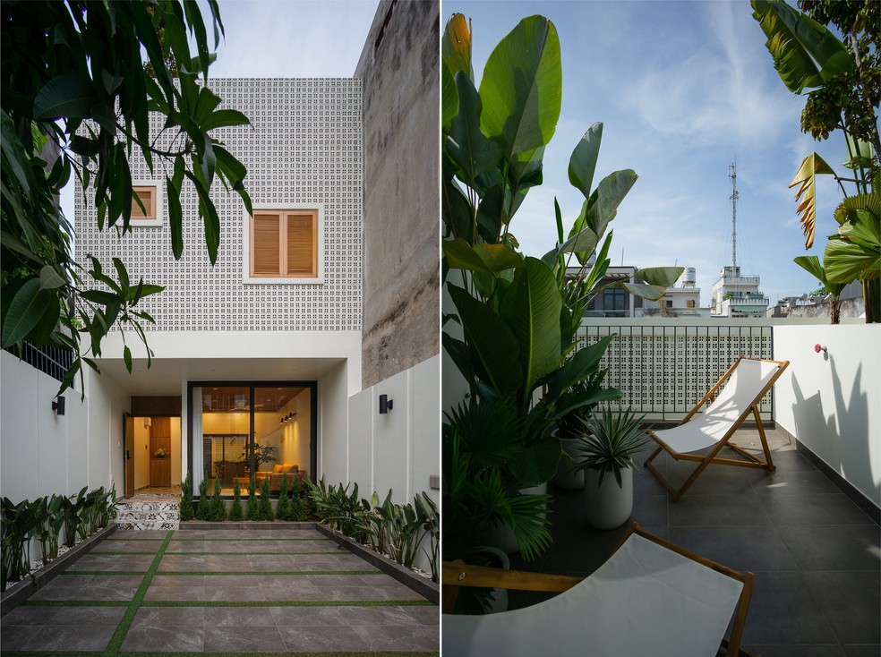 Casa estreita esconde timas dicas de decorao para espaos pequenos  Foto: Reproduo/90odesign