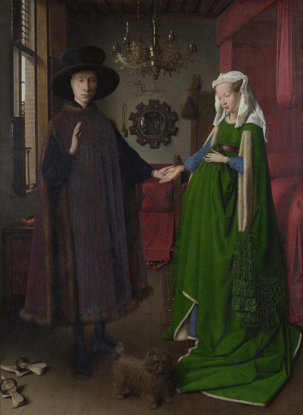 Mais do que uma cena de amor, a pintura funciona como uma representação do status social. — Foto: Getty Images