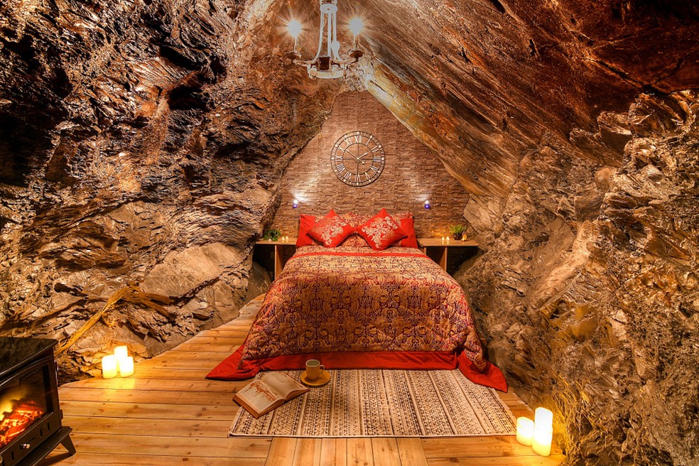 Hotel mais profundo do mundo leva hóspedes até 400 metros abaixo do solo — Foto: Go Below Underground Adventures 2024
