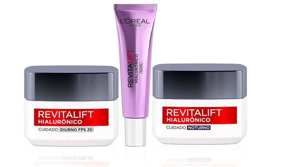 Kit Tratamento Facial L'Oréal Paris Revitalift Hialurônico — Foto: Reprodução/Amazon