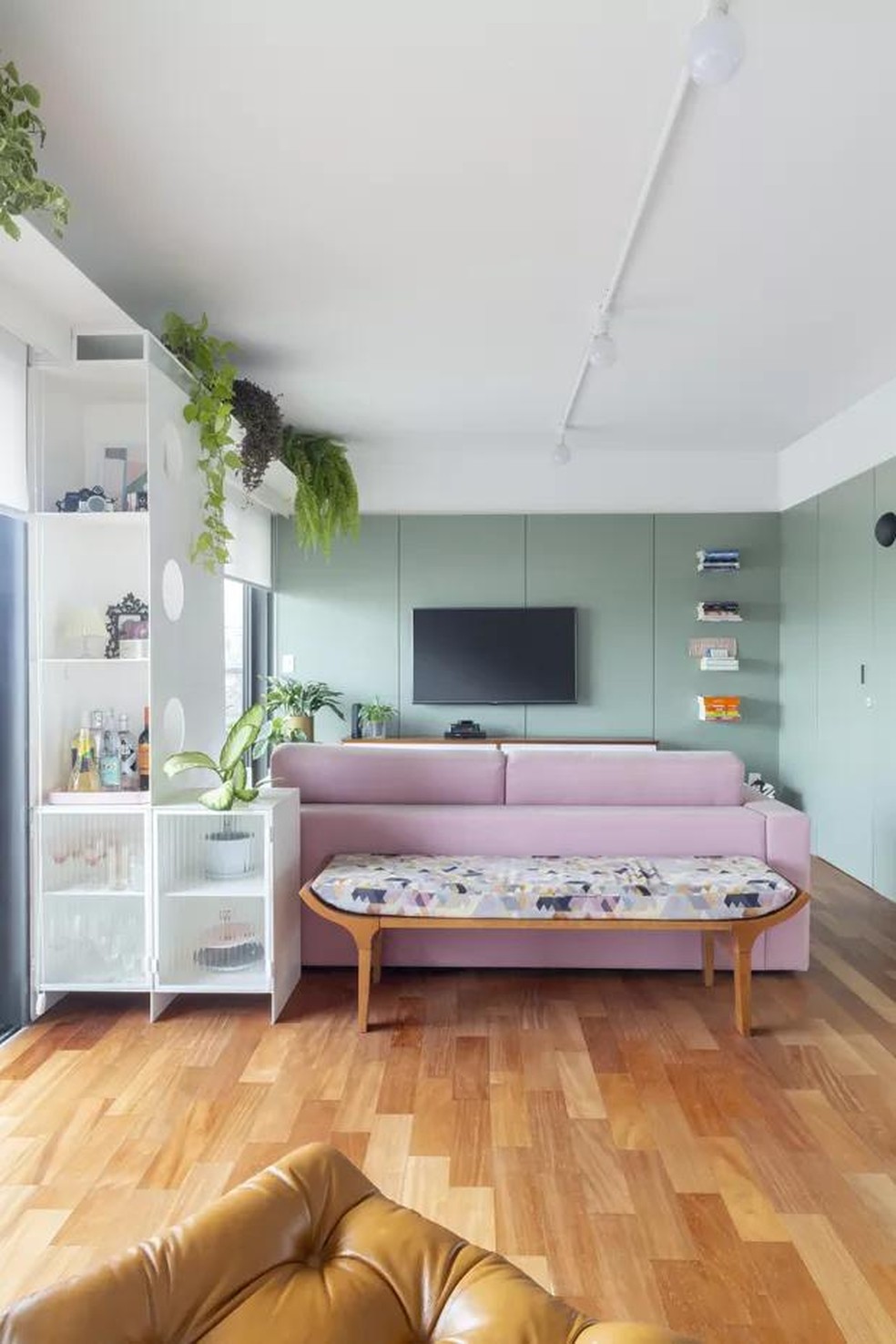 Tons pastel colorem apartamento de 80 m² (Foto: Pedro Napolitano Prata) — Foto: Casa Vogue