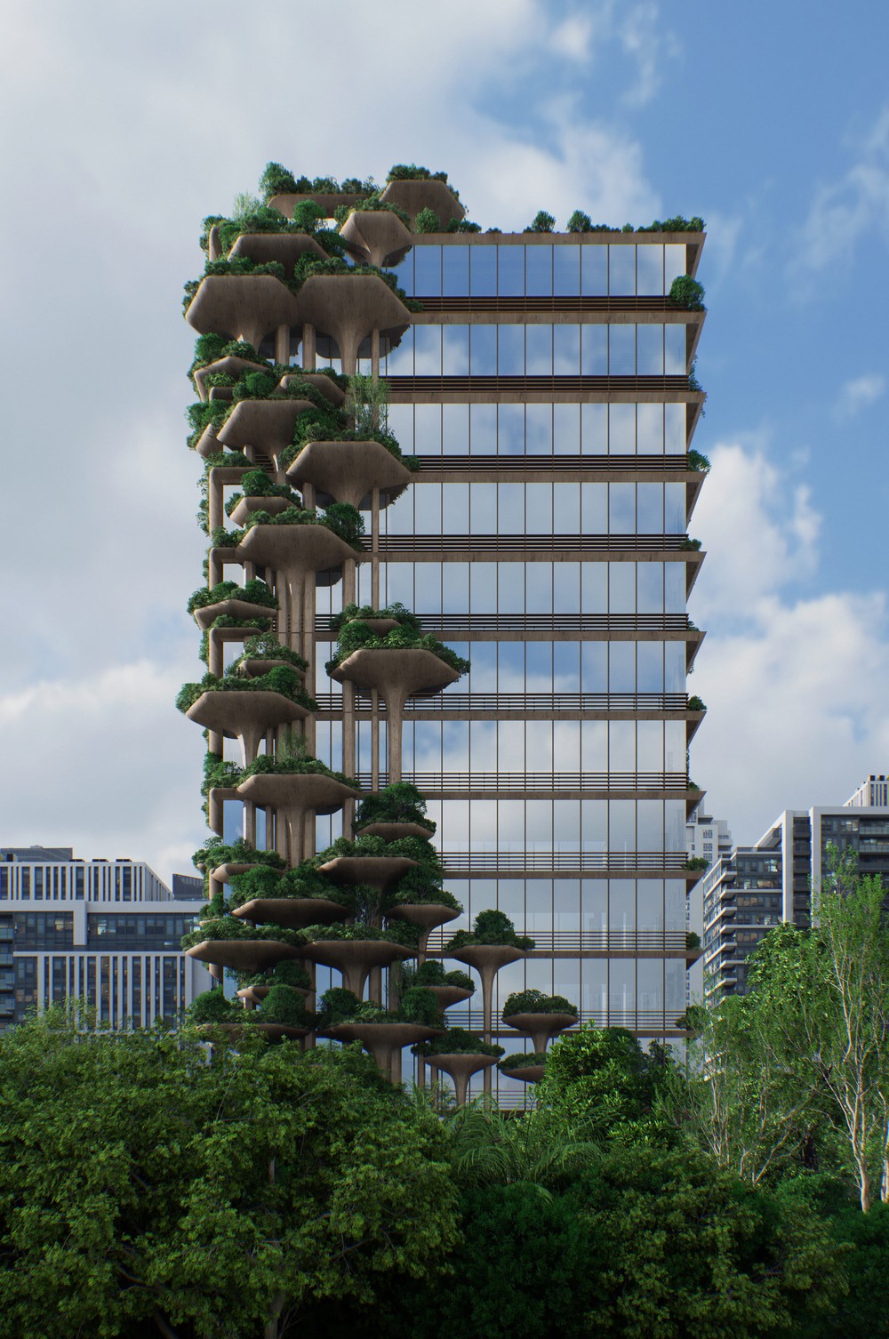 Edifício em São Paulo terá terraços cobertos por 4 mil plantas; veja ...