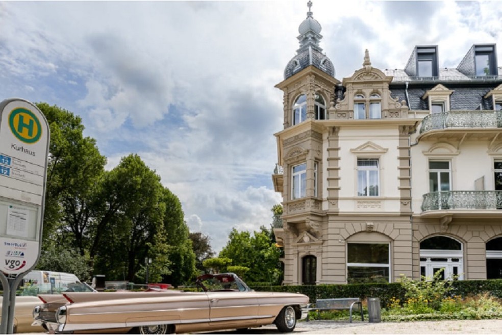 Hotel Villa Grunewald, na cidade alemã de Bad Nauheim — Foto: Divulgação/Villa Grunewald