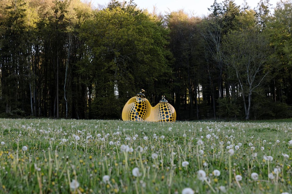 'Aspiring to Pumpkin’s Love, the Love in My Heart', de Yayoi Kusama — Foto: Maria Bell/Cortesia da Goodwood Art Foundation, © YAYOI KUSAMA, David Zwirner, Ota Fine Arts e Victoria Miro