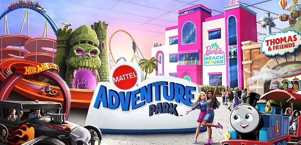 Arizona terá parque temático com casa de praia da Barbie em 2024 — Foto: Divulgação/Mattel