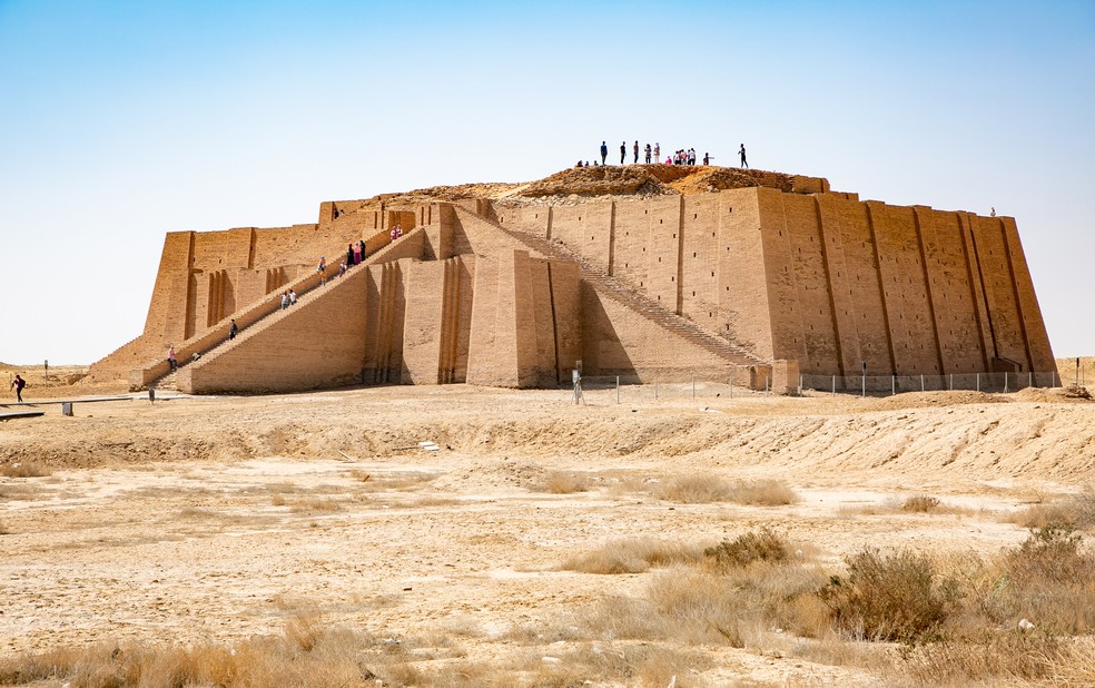 Zigurate de Ur, Iraque — Foto: rasool ali/Getty Images
