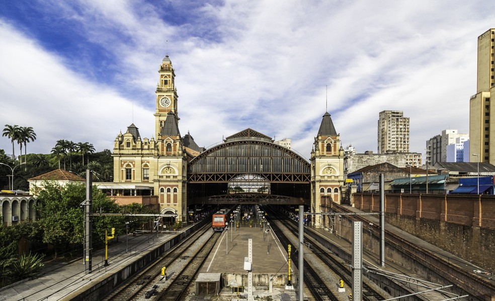 Estação da Luz, principal estação de São Paulo — Foto: Getty Images/FG Trade