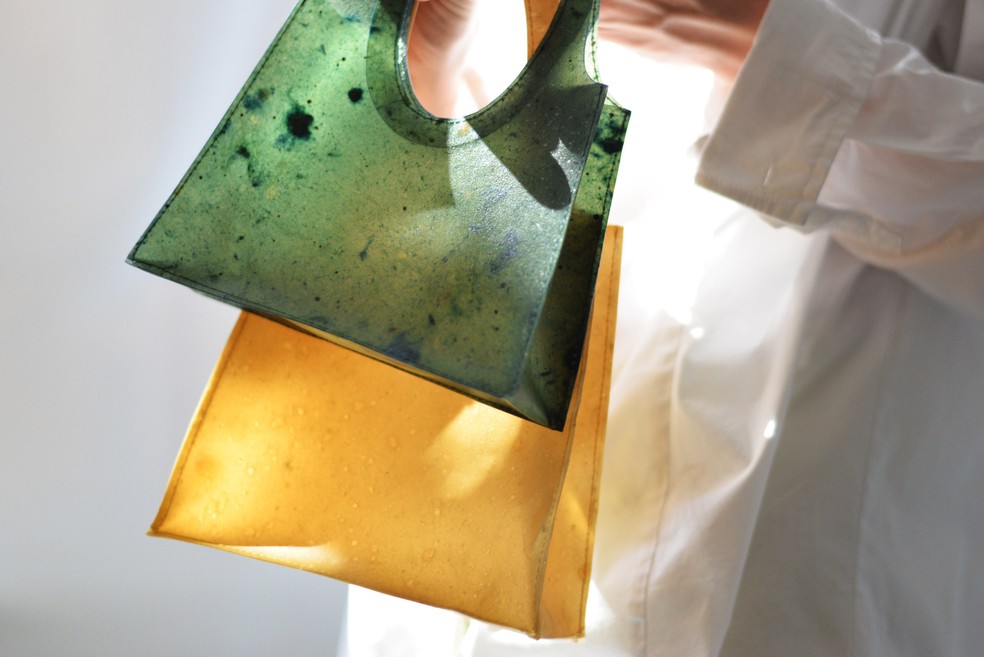 As shopping bags feitas com o Sonnet155 podem tranquilamente ser usadas como bolsas — Foto: Divulgação