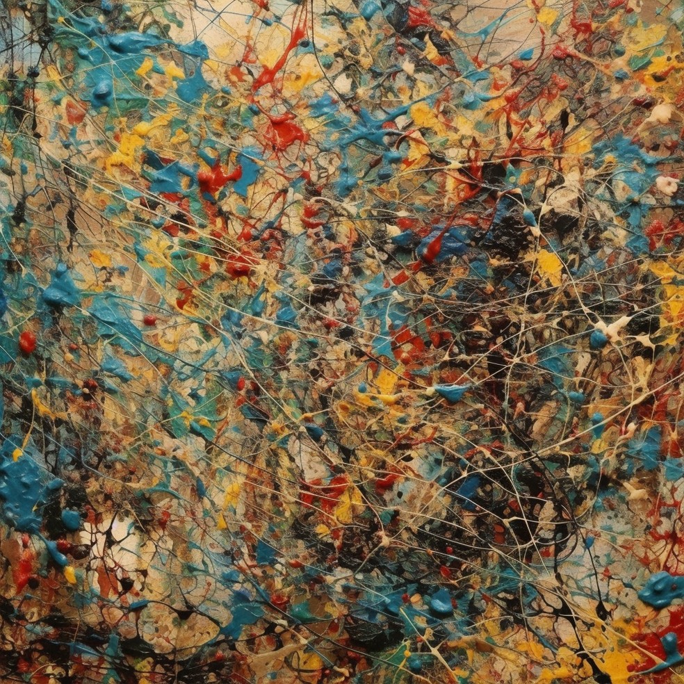  O mapa-mundi de Jackson Pollock  — Foto: Divulgação