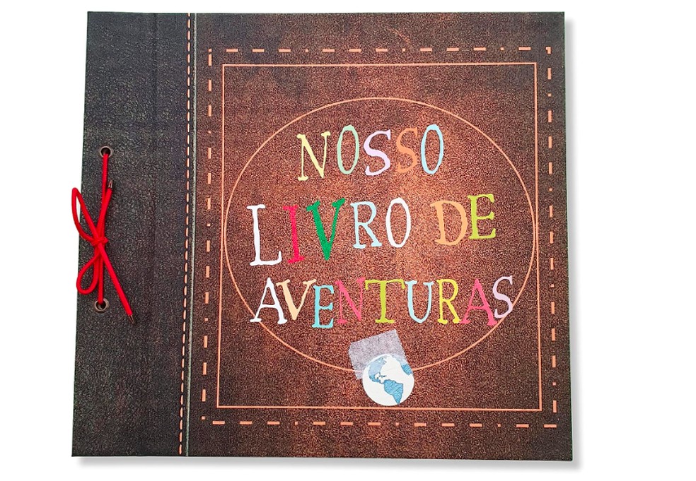 Álbum de fotos "Nosso Livro de Aventuras" — Foto: Reprodução/Amazon