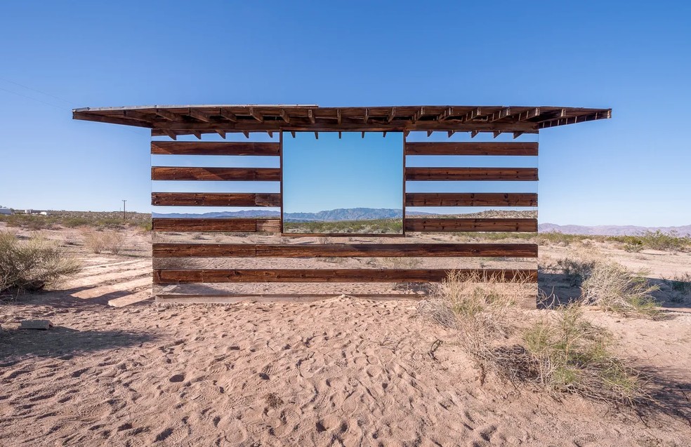 9 casas de espelho praticamente invisíveis — Foto: Steve King