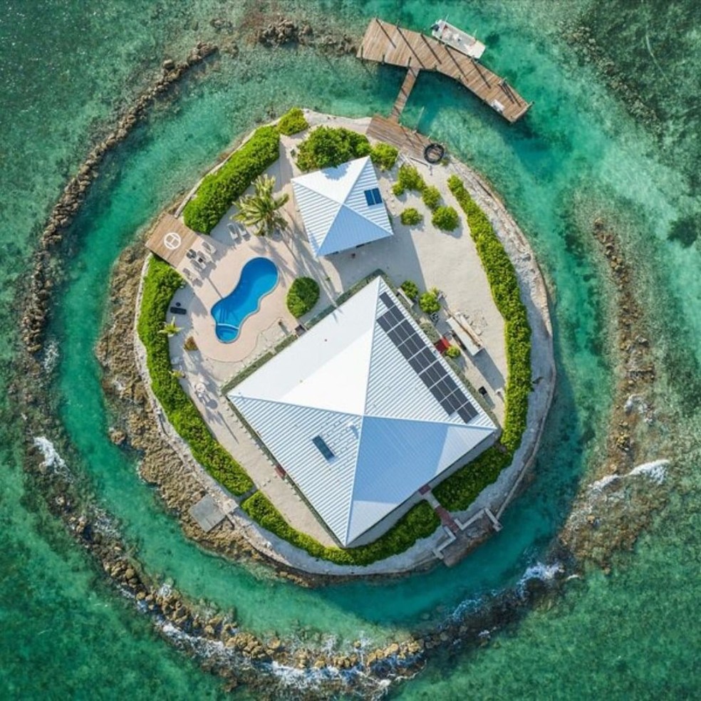 Retiro ecológico, ilha com sistema sustentável pode ser sua por R$ 82 milhões — Foto: Divulgação