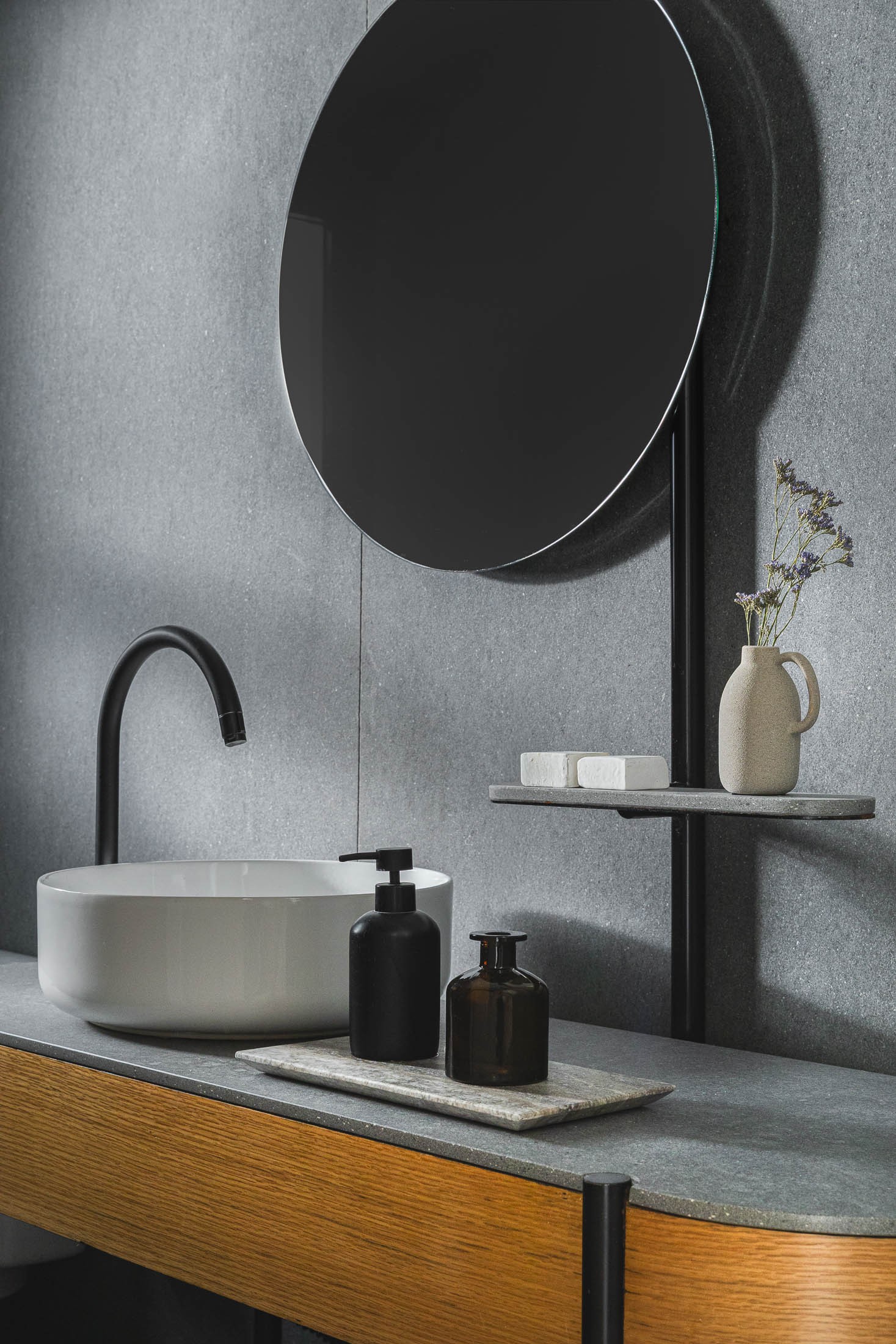Lavabo por Shinagawa Arquitetura — Foto: Mortatti Studio