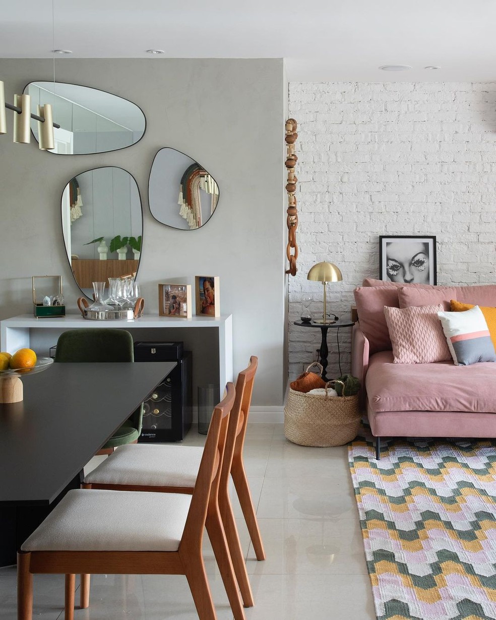 Detalhes da decoração do apartamento de Giovanna Lancellotti — Foto: Reprodução/Instagram