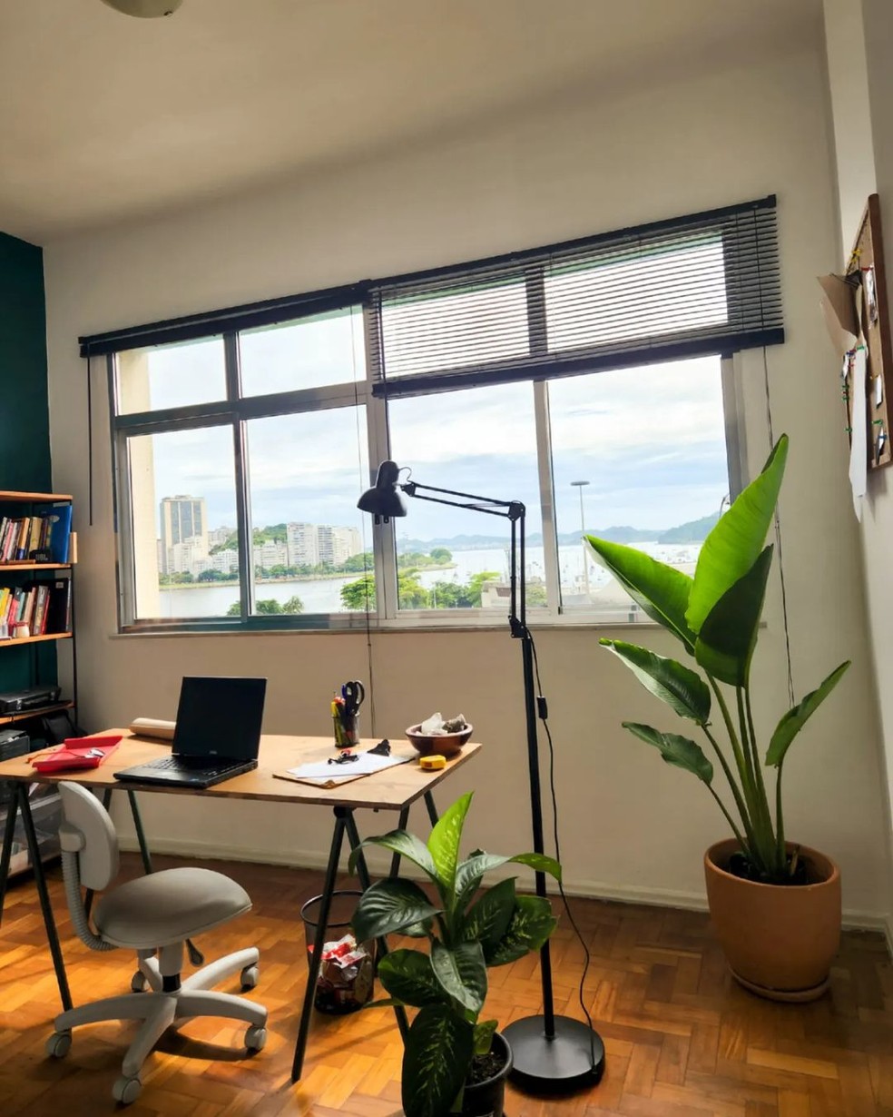 O escritório do ator — Foto: Reprodução/Instagram @orlandocaldeira
