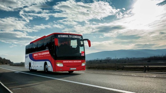 Ônibus fará viagem "épica" de 56 dias por 22 países da Europa