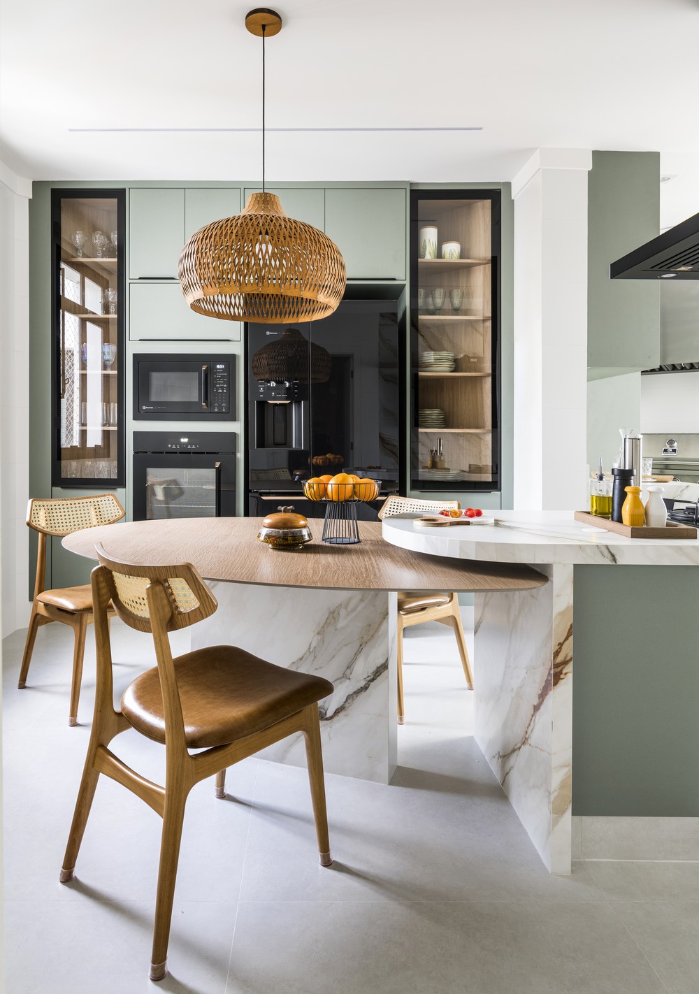 Décor do dia: cozinha com sala de almoço integrada
