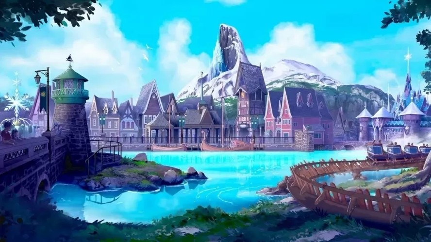 Disney mostra imagens de como será parque 'World of Frozen'