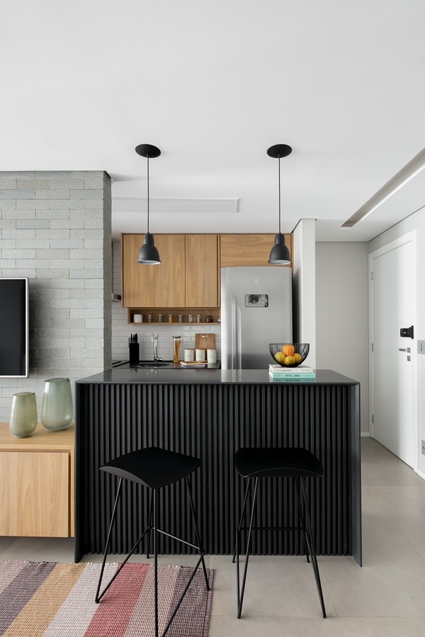 Cozinha com península: 11 ideias bem executadas para se inspirar