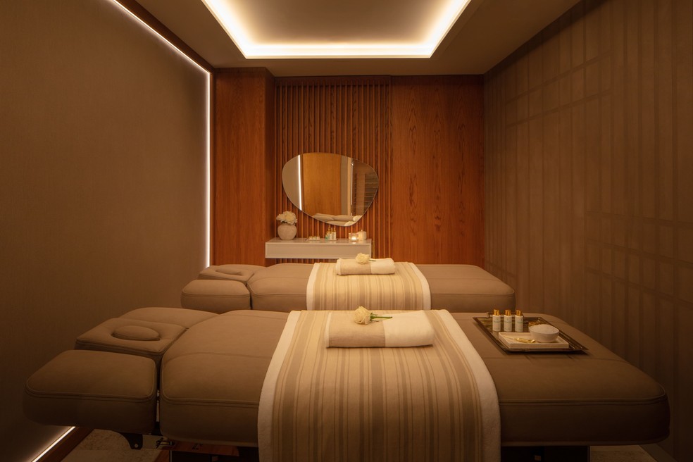 O spa conta com três salas de tratamento e terapeutas especializados — Foto: Divulgação/Anantara