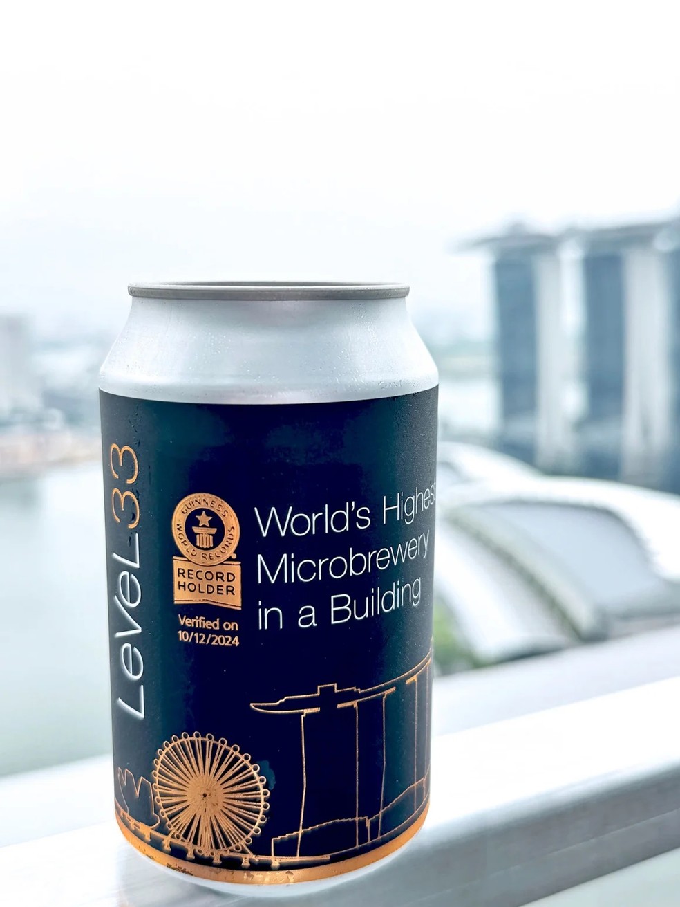 Microcervejaria mais alta do mundo fica em 33º andar de prédio na Ásia — Foto: Divulgação/LeVel33